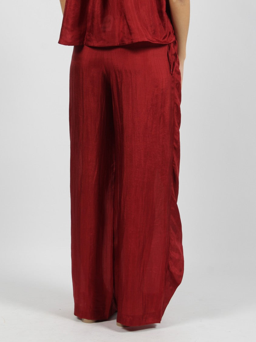 The Rose Ibiza Wrap Silk Trousers
