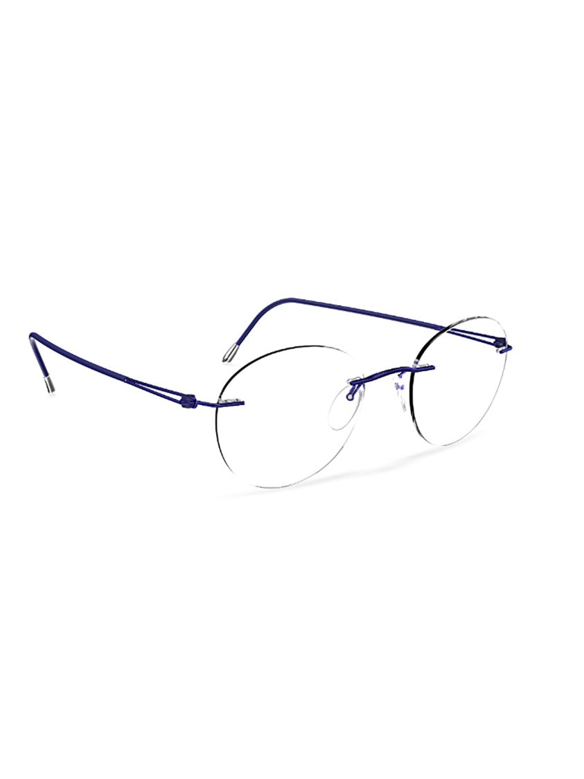 Silhouette Sleek Oval-Shaped Optical Frames With Delicate Metal Structure