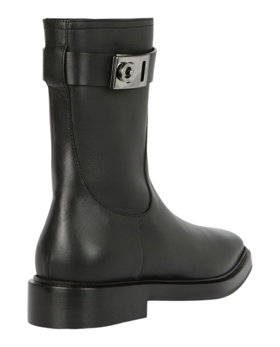 Ferragamo Hug Buckle Ankle Boots