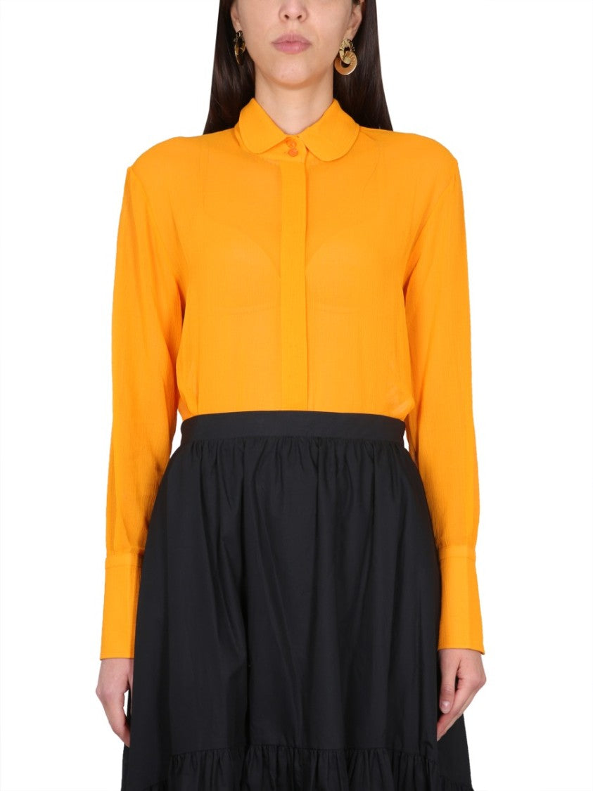 Patou Claudiine Collar Transparent Shirt