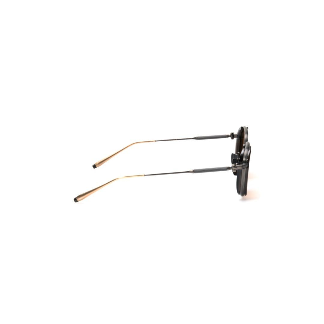Akoni Aks-513 Square-Frame Sunglasses With Amber Tinted Lenses