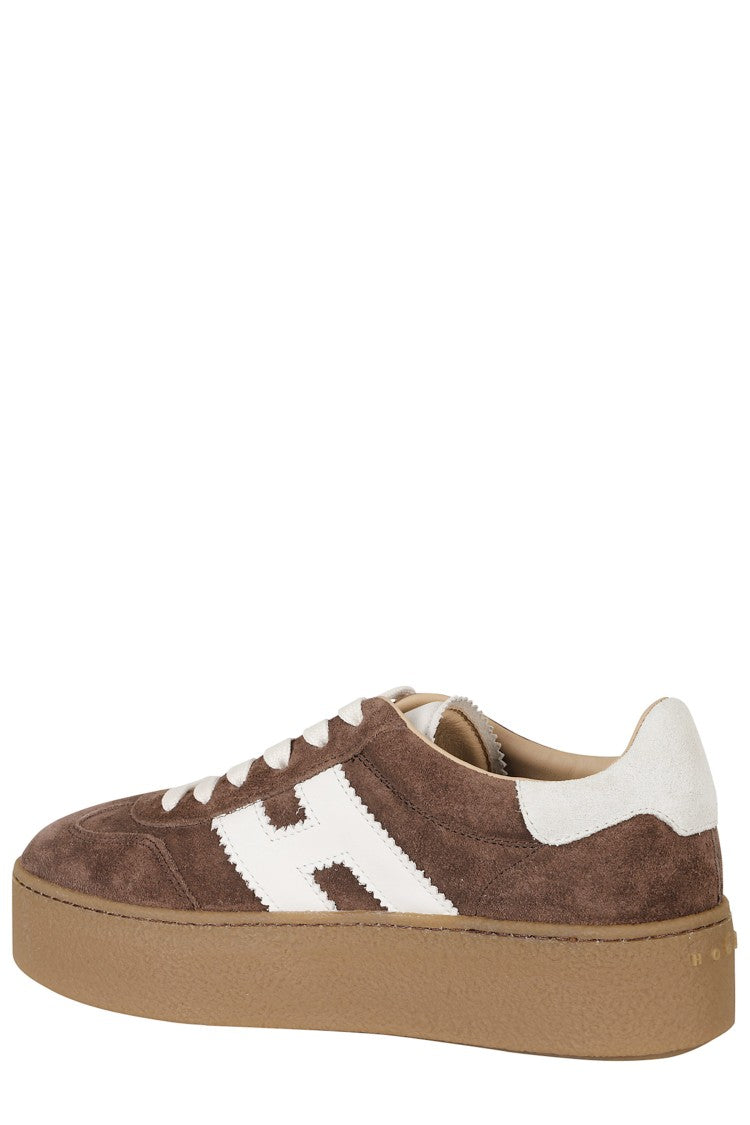 Hogan Cool Leather Accent Suede Low-Top Sneakers