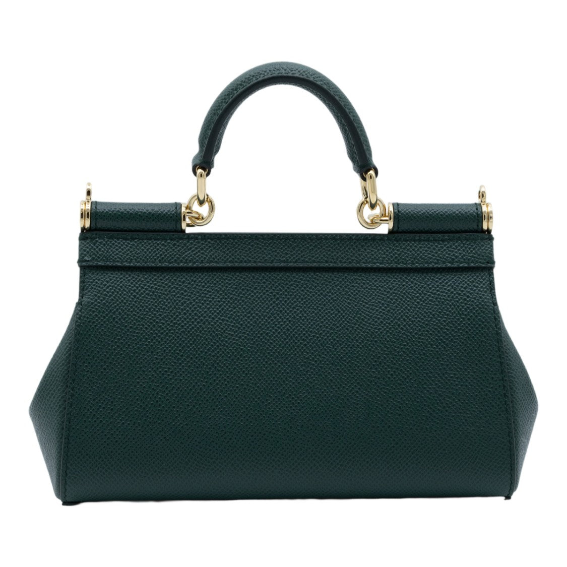 Dolce & Gabbana Structured Handbag With Gold-Tone Hardware And Detachable Strap