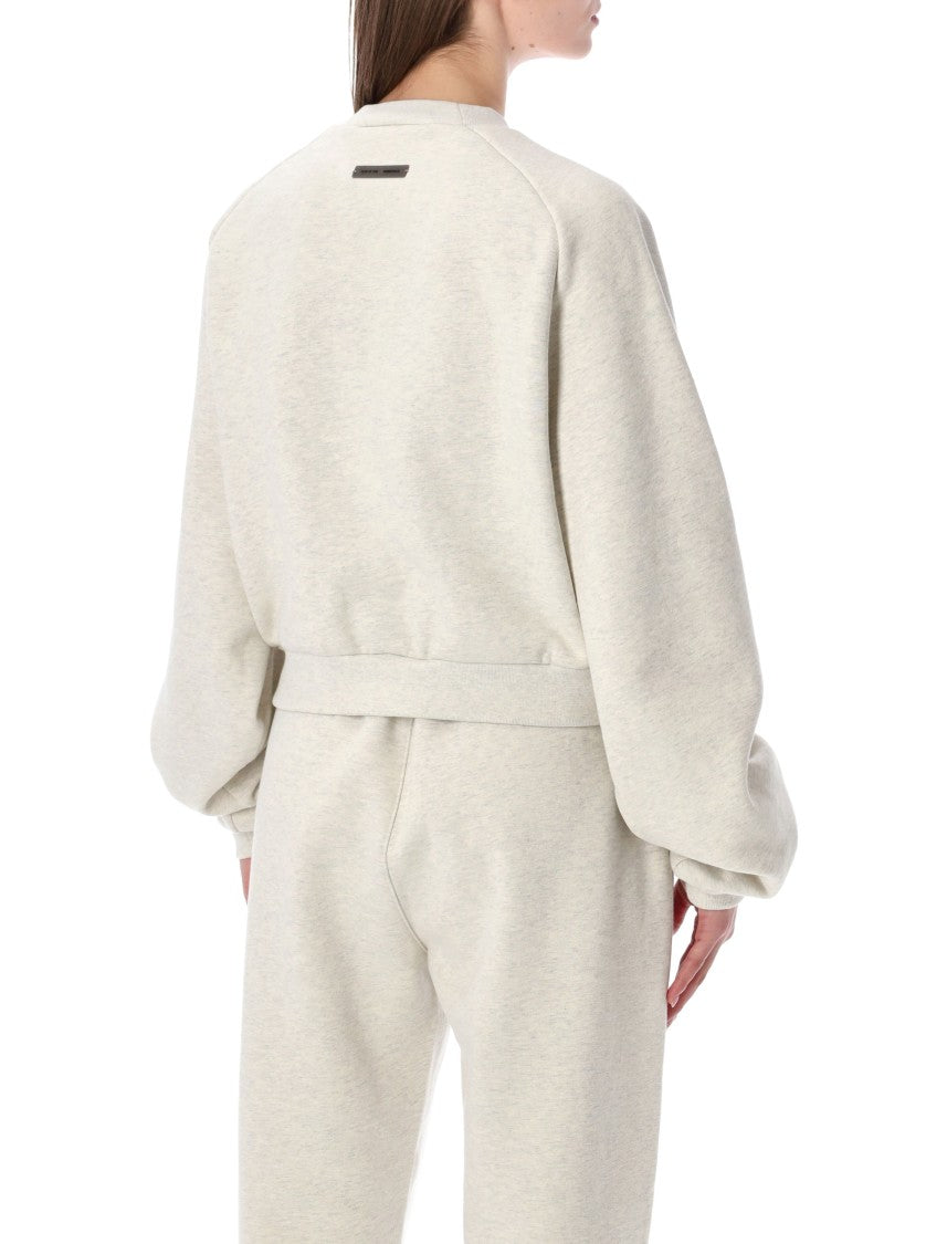 Fear Of God Essentials Beige 90’S Raglan Crewneck Sweatshirt