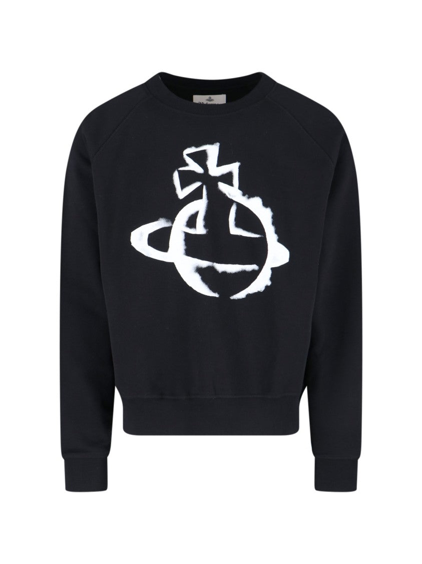 Vivienne Westwood "Stencil Orb" Crewneck Sweatshirt