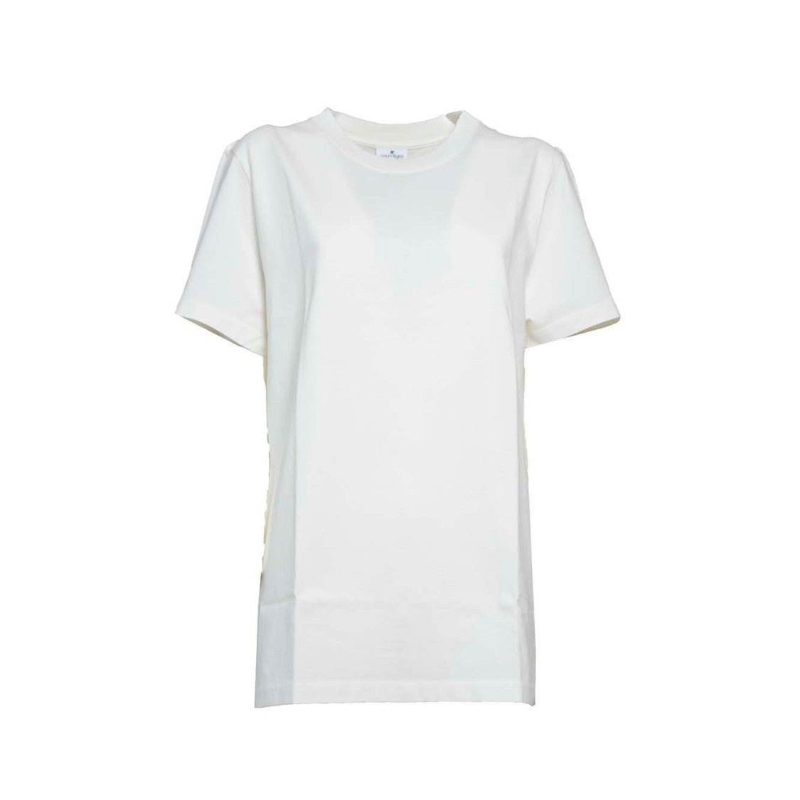 Courrèges Ac White Cotton T-Shirt