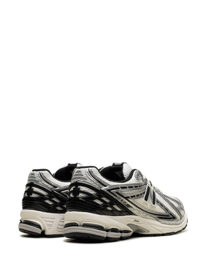 New Balance Silver Metallic And Sea Salt Mesh Sneakers