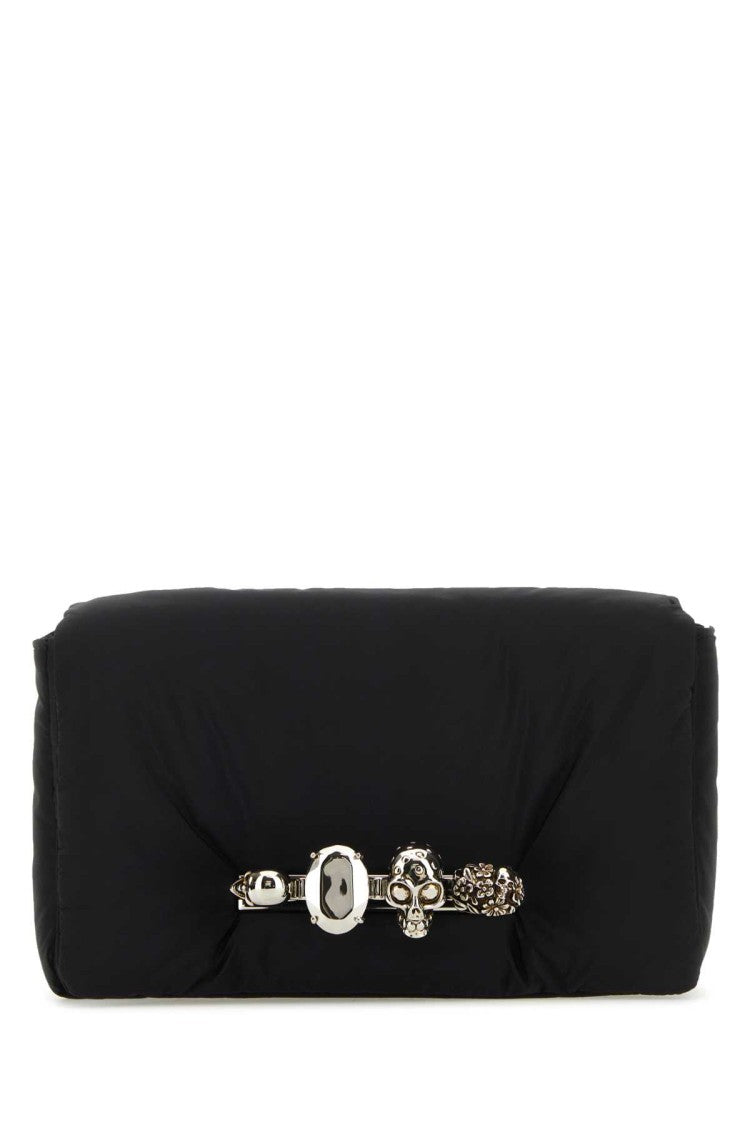 Alexander Mcqueen Black Nylon The Puffy Knuckle Belt Bag