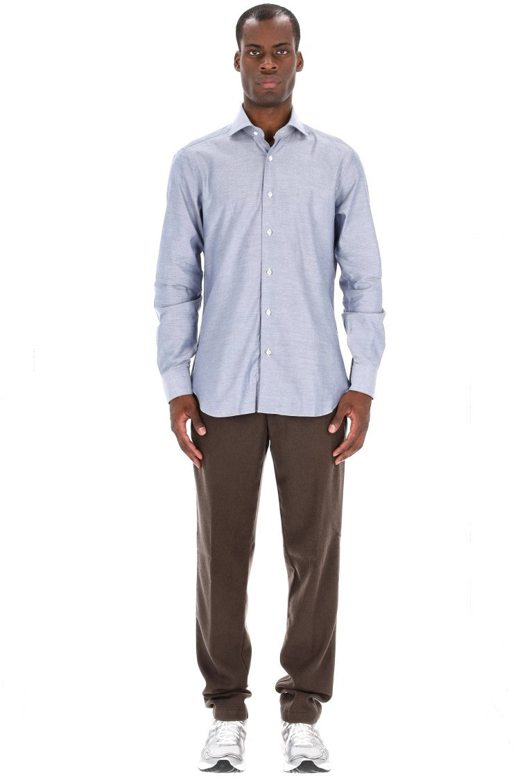 Barba Culto Line Oxford Cotton Shirt