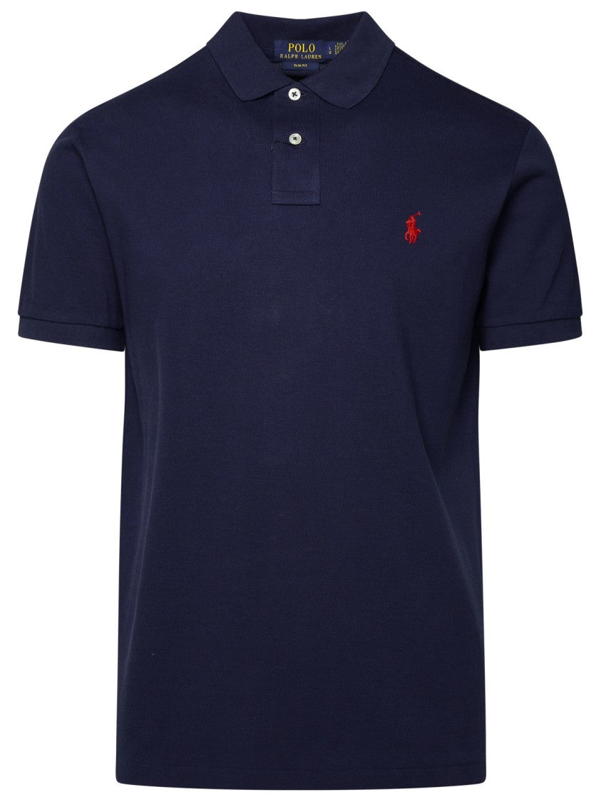 Polo Ralph Lauren Blue Cotton Polo Shirt