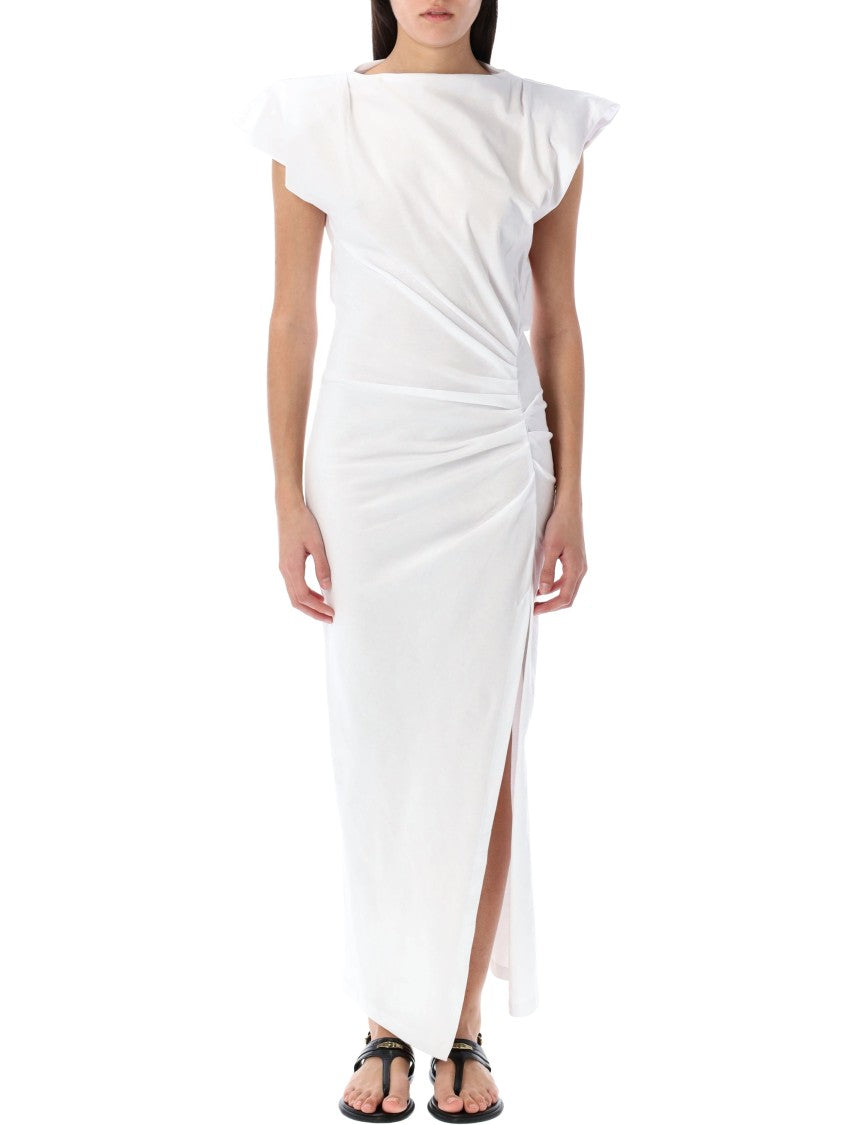 Isabel Marant Étoile Nadela Cotton Draped Maxi Dress
