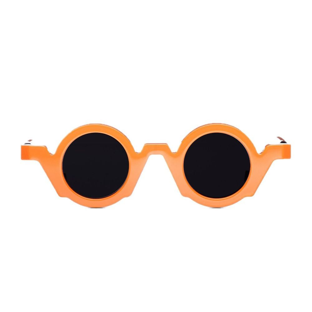 Vava Wl0070 White Label Bold Bio-Acetate Round Sunglasses