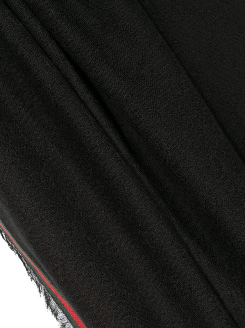 Gucci Gg Silk Cotton Stole