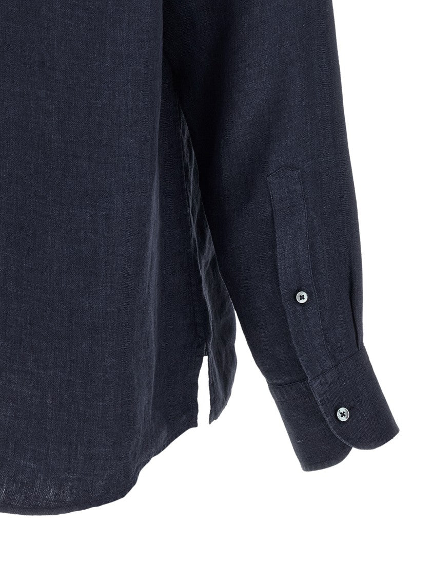 Zegna Polo Oasi Lino Délavé Linen Polo