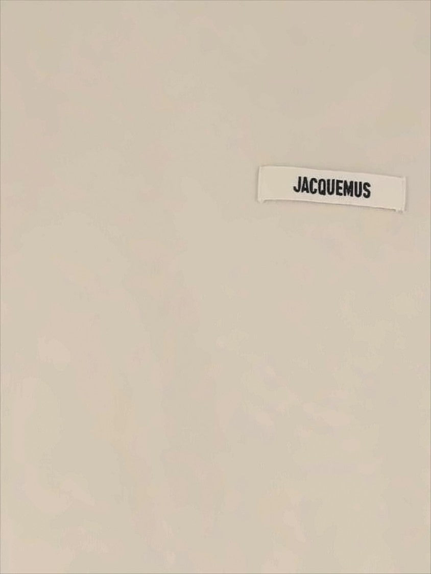 Jacquemus Relaxed Fit Cotton Hoodie With Subtle Patch Detail