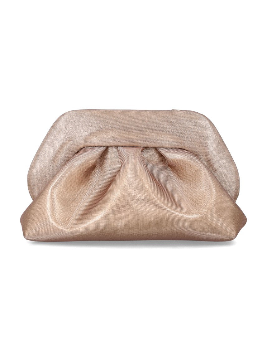 Themoirè Medium Pleated Clutch In Recycled Bios Mesh