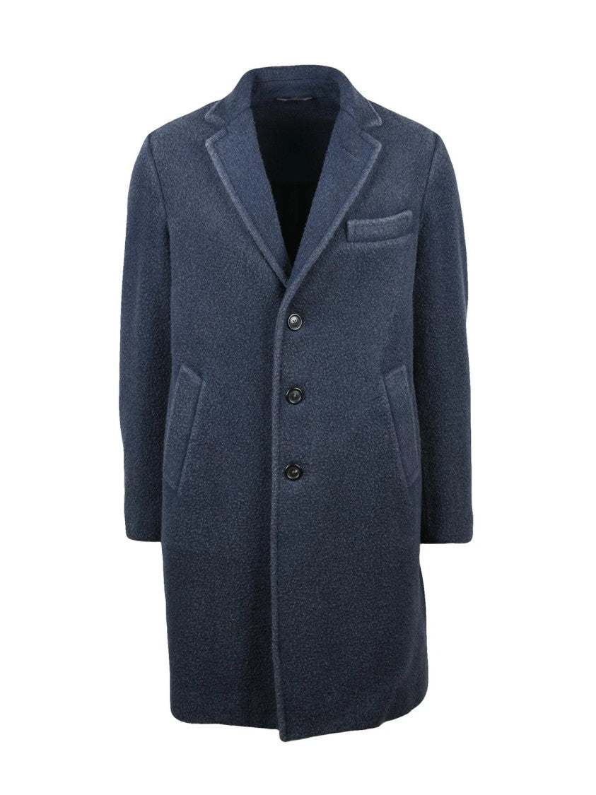 Circolo 1901 Navy Blue Virgin Wool-Blend Coat