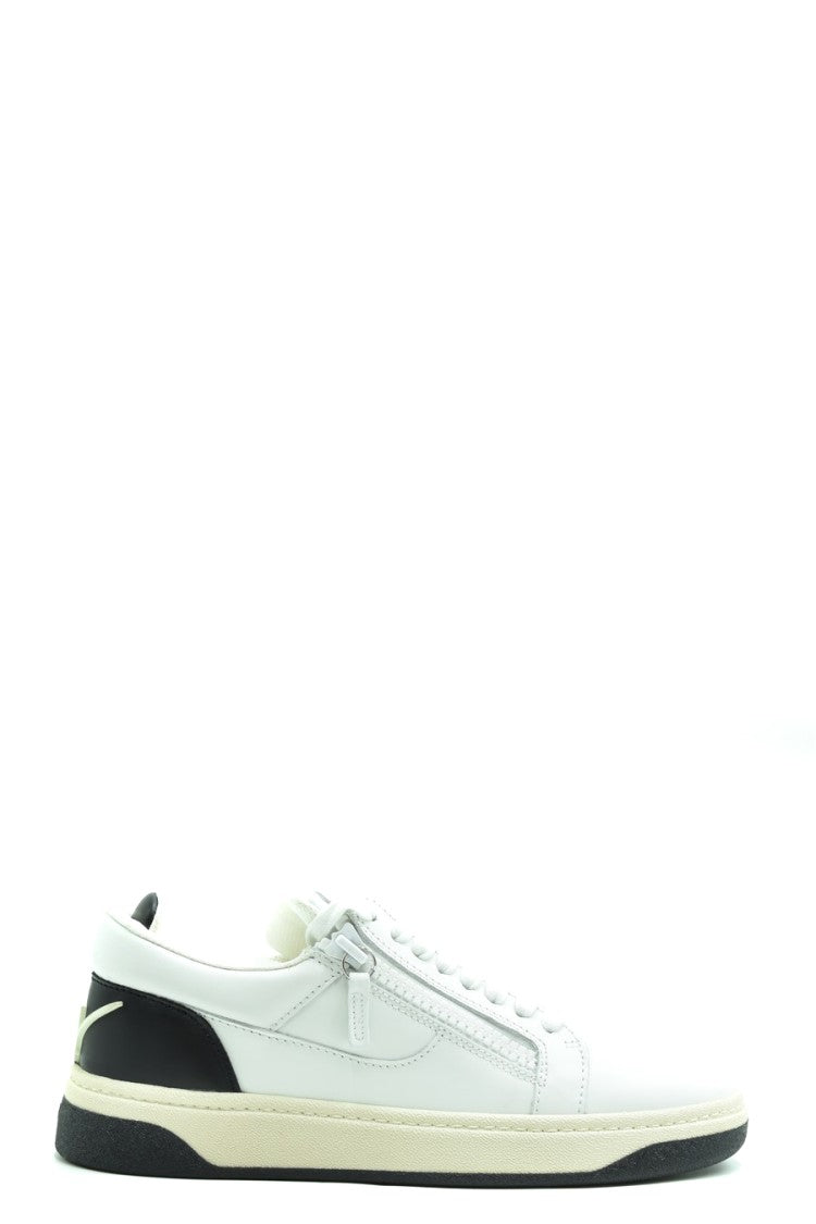 Giuseppe Zanotti White Leather Sneakers