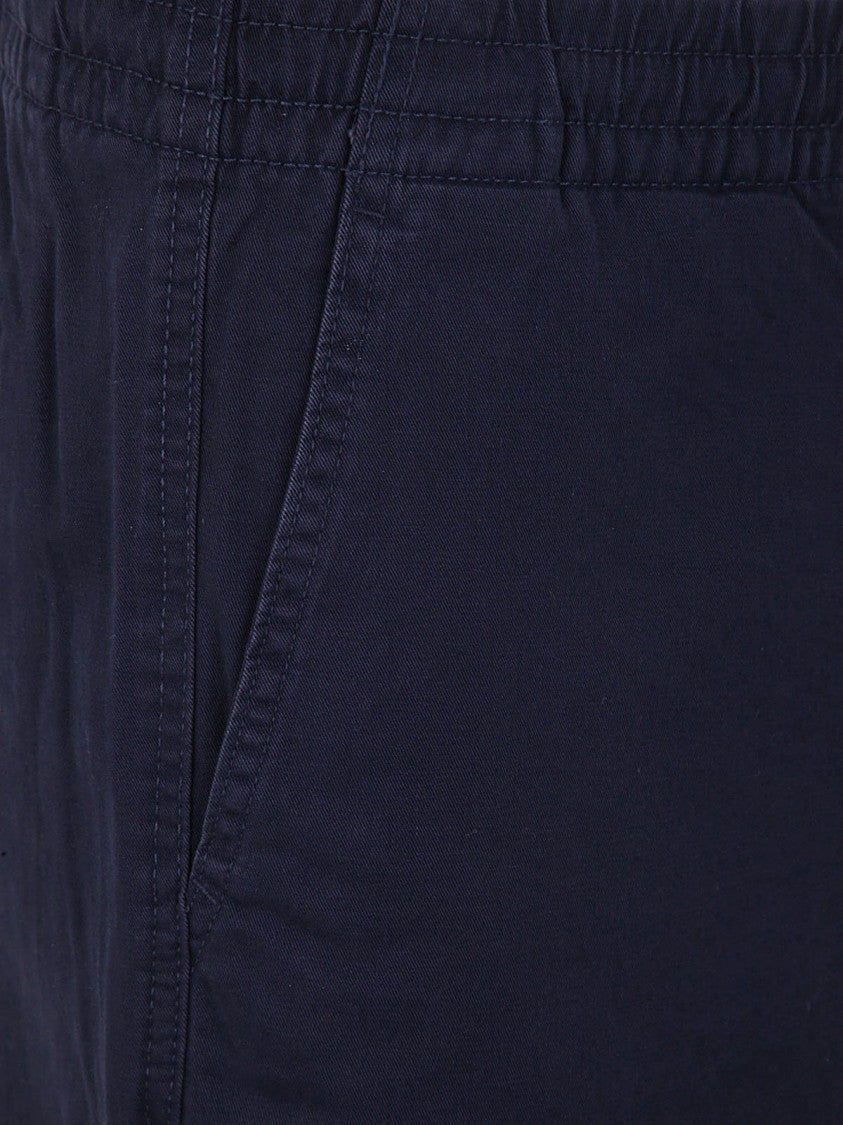 Polo Ralph Lauren Deep Navy Tailored Shorts With Elastic Waistband And Button Closure