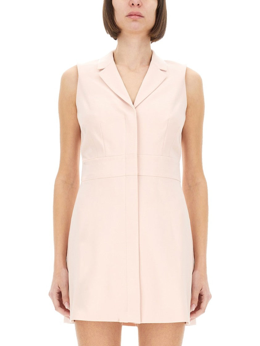 Theory Mini Dress With Spear Lapels