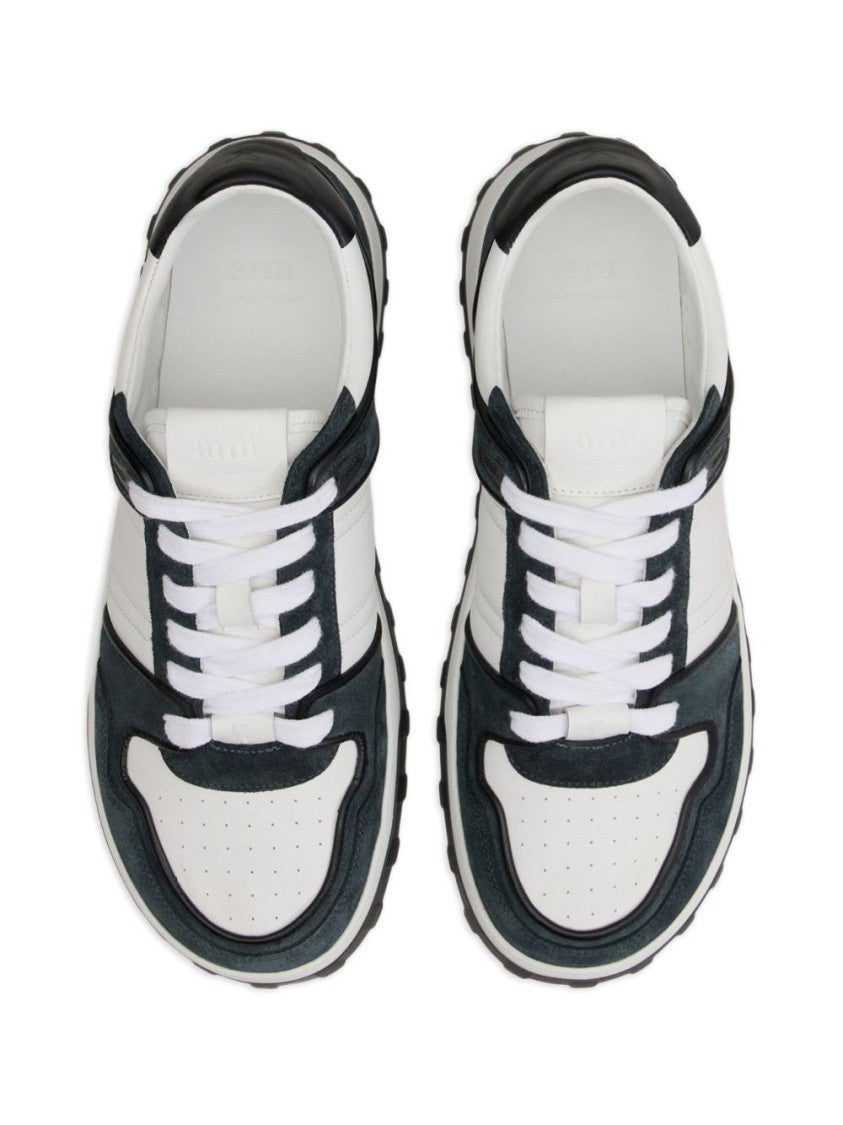 Ami Black Leather Sneakers