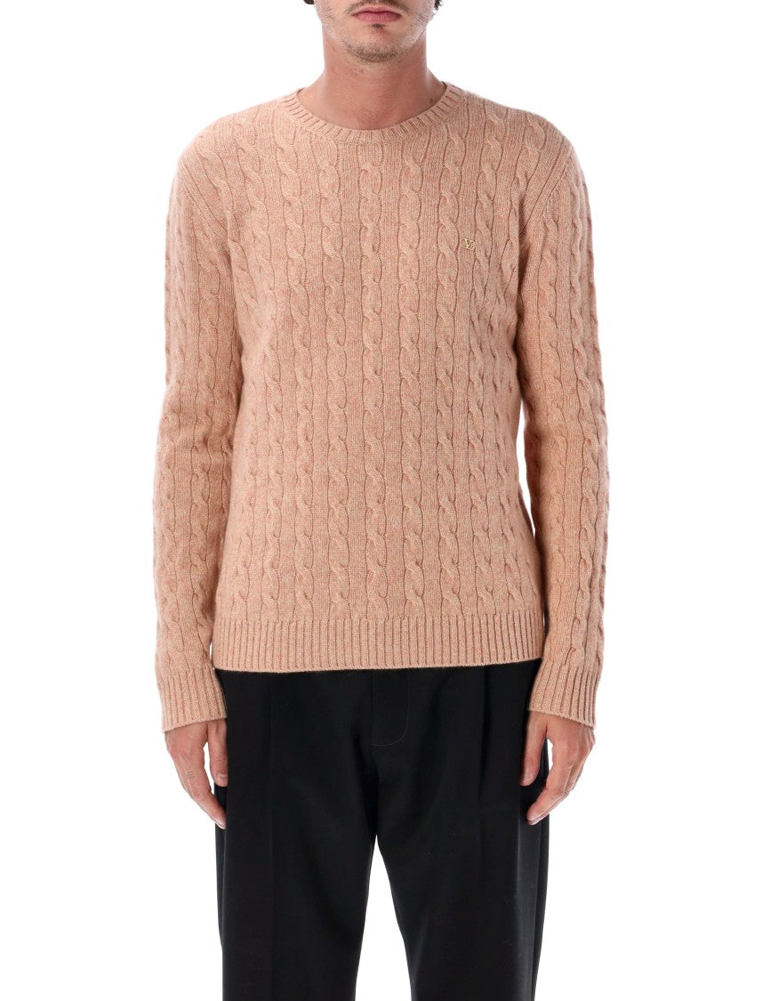 Valentino Garavani Knit Vlogo Crewneck Sweater