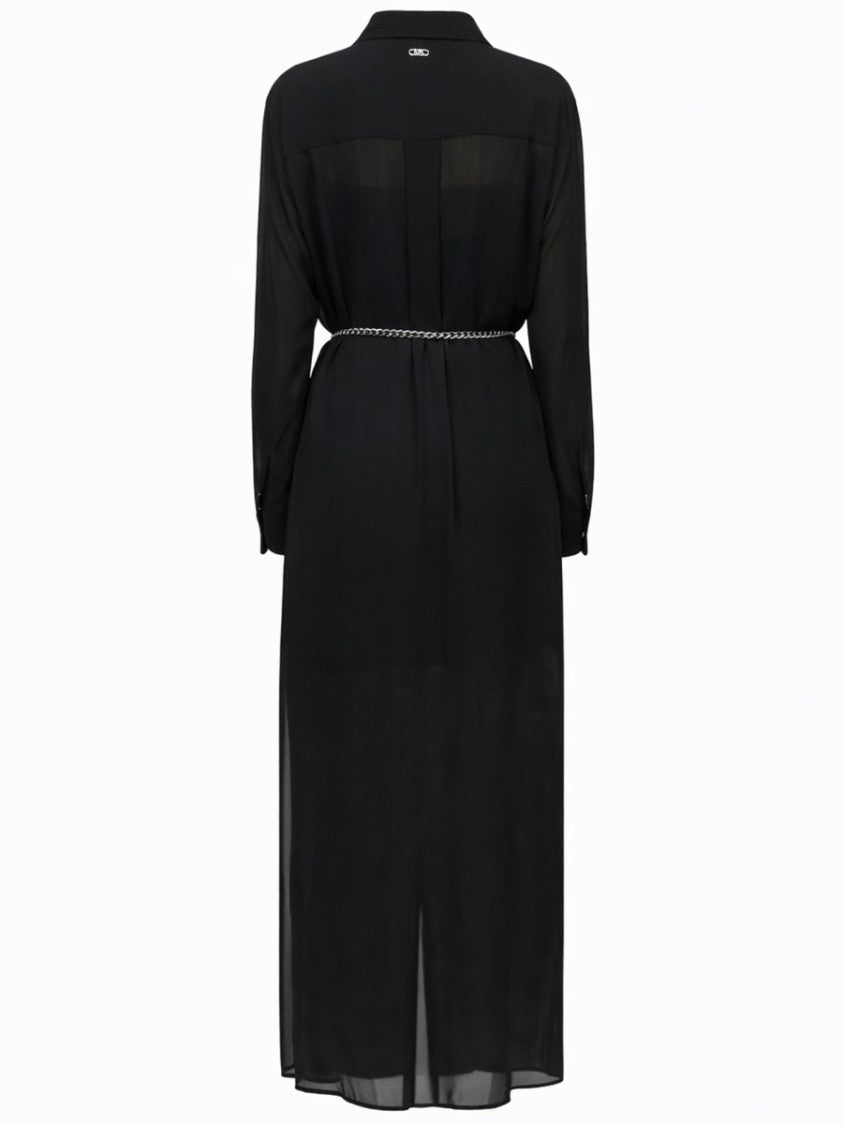 Michael Michael Kors Chemise Recycled Polyester Slim Chain Dress