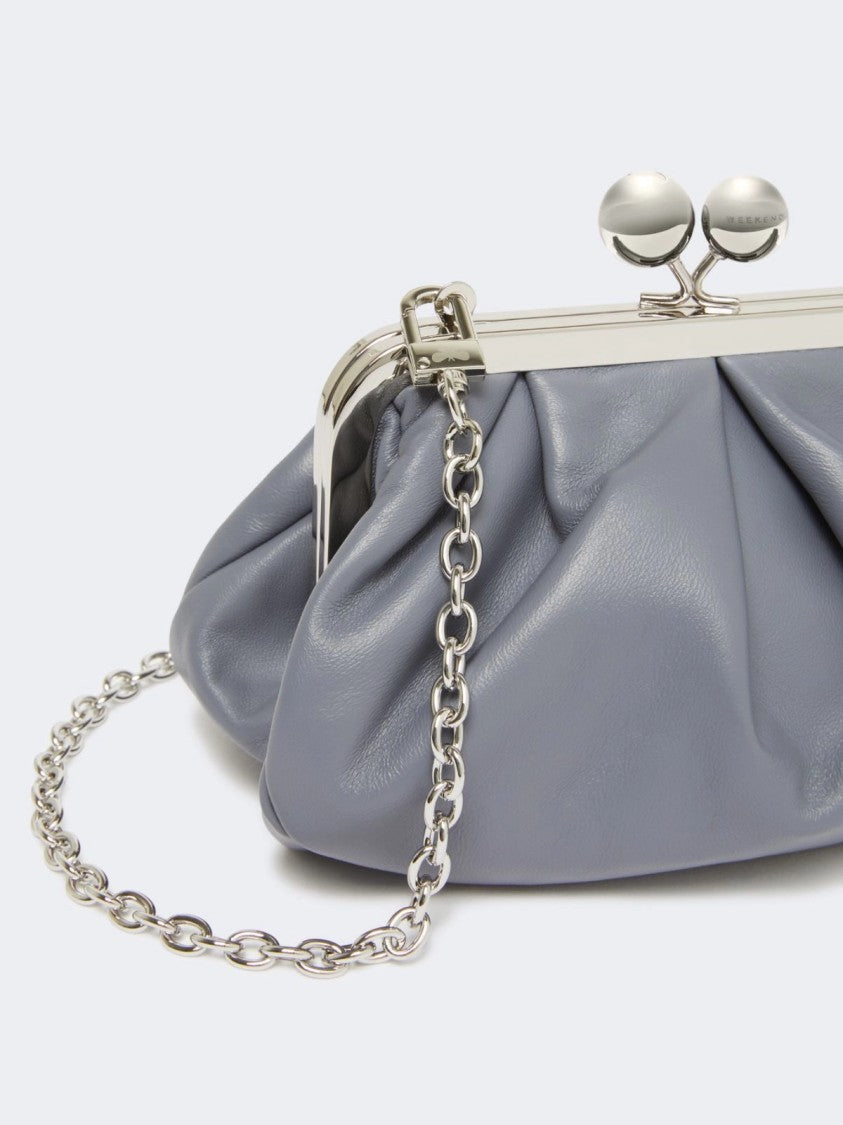 Max Mara Prati Leather Clutch Bag