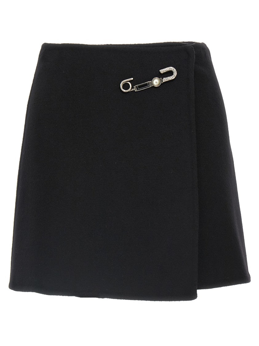 Ermanno Scervino Jewel Pin Skirt