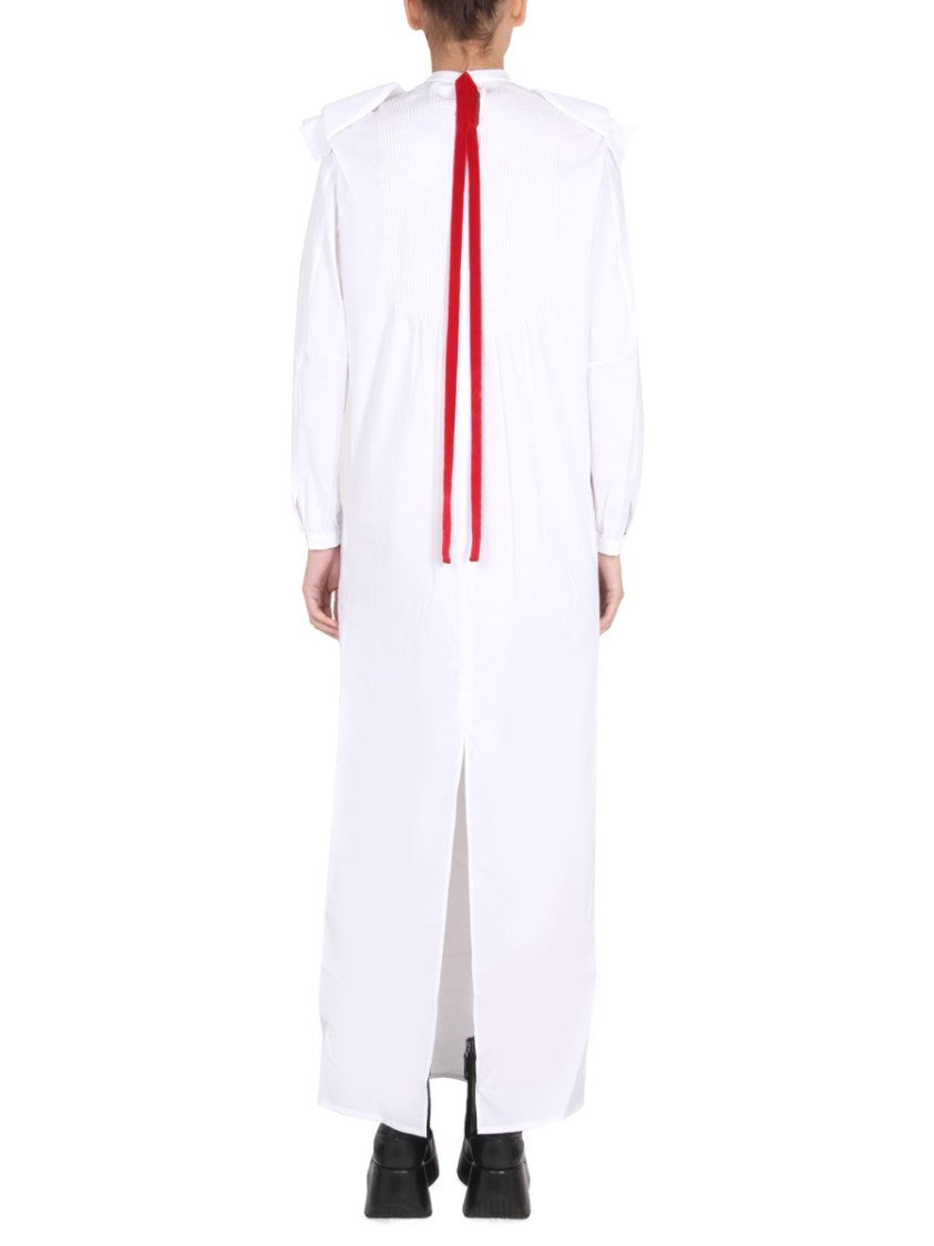 Raf Simons Long White Shirt Dress