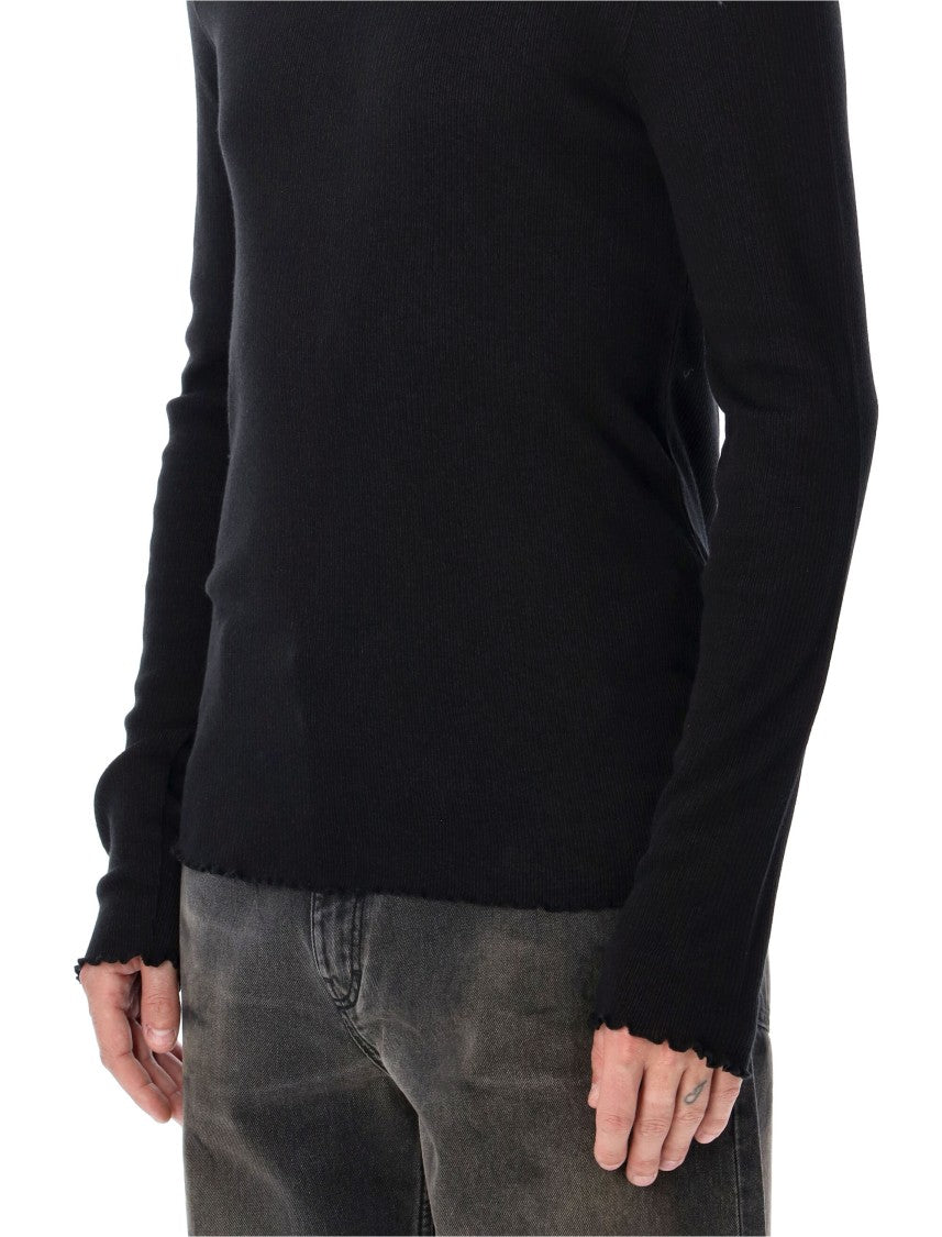 Our Legacy Elongated Japanese Cotton-Blend Ripple Ribbed T-Shirt