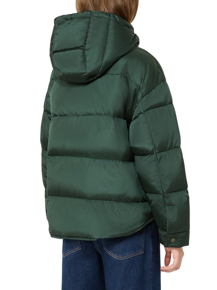 Weekend Short Down Jacket With Drawstring Hood And Goose-Down Padding