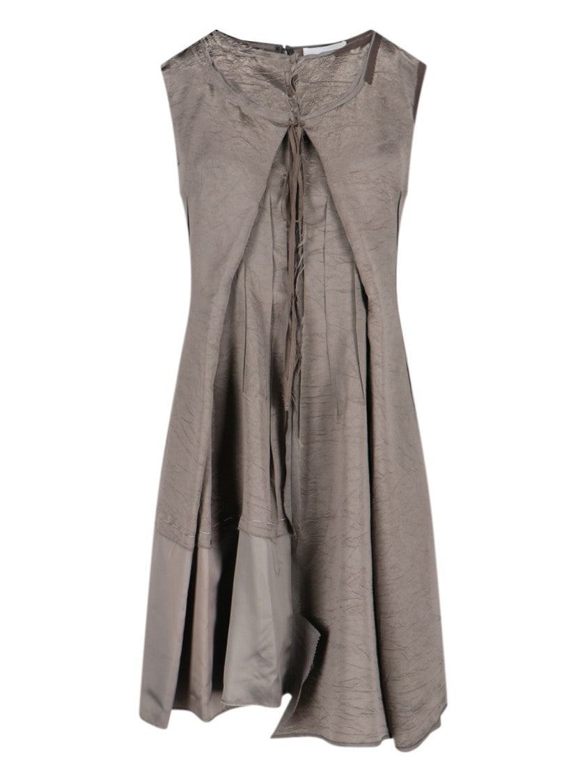 Maison Margiela Midi "Anonimity Of The Lining" Dress – Taupe