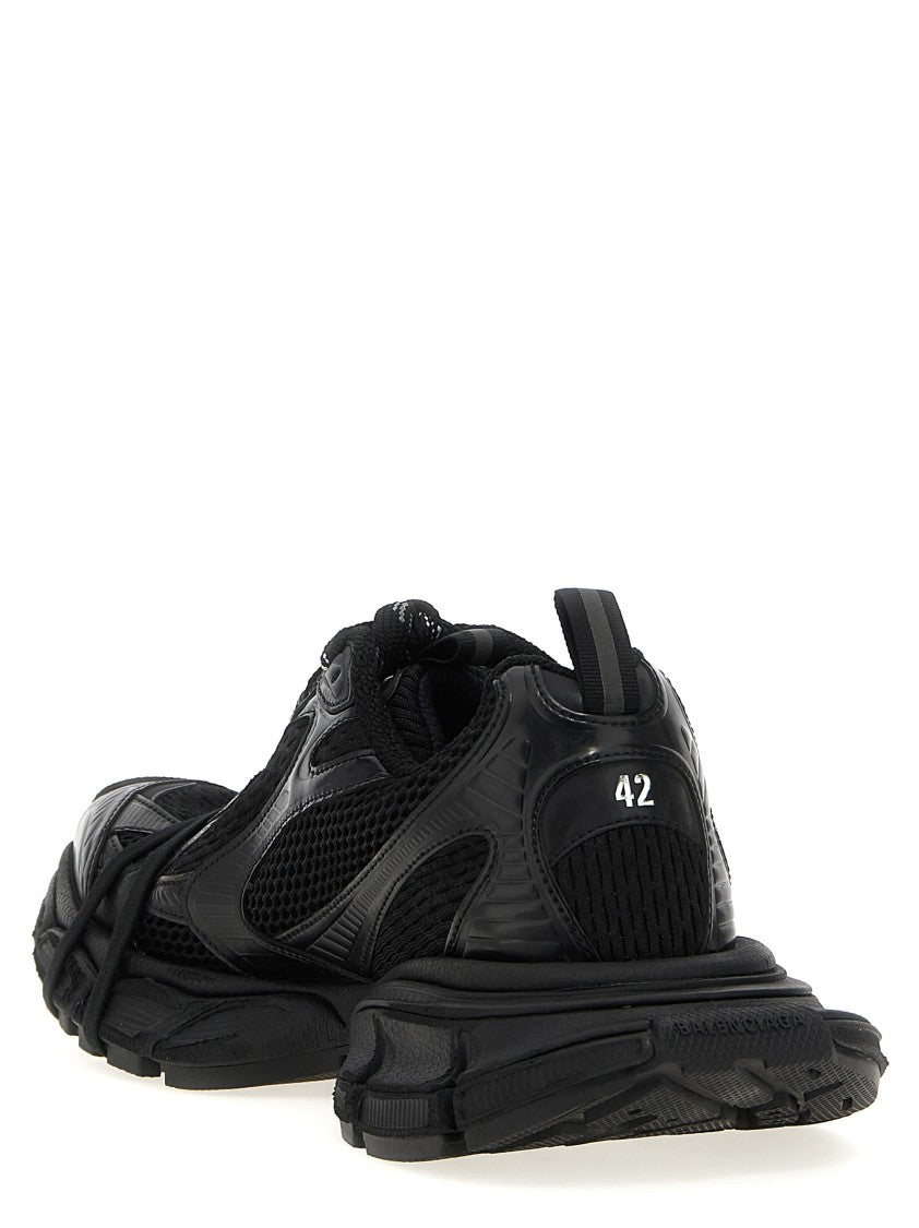 Balenciaga Used-Effect Mesh And Polyurethane Sneakers