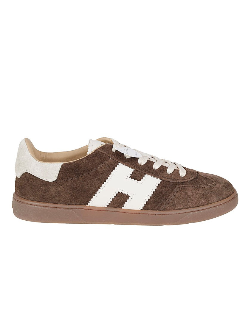Hogan Brown Cool Suede Sneakers