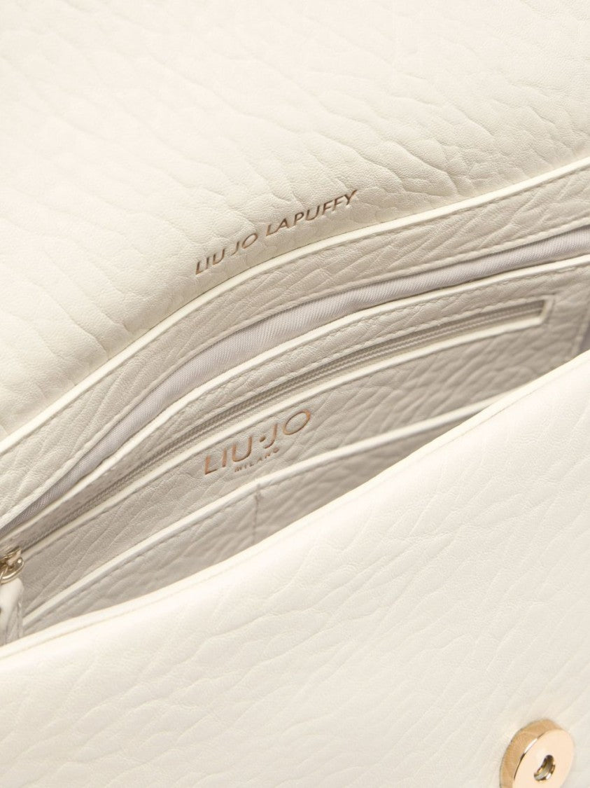 Liu Jo Textured White Shoulder Bag