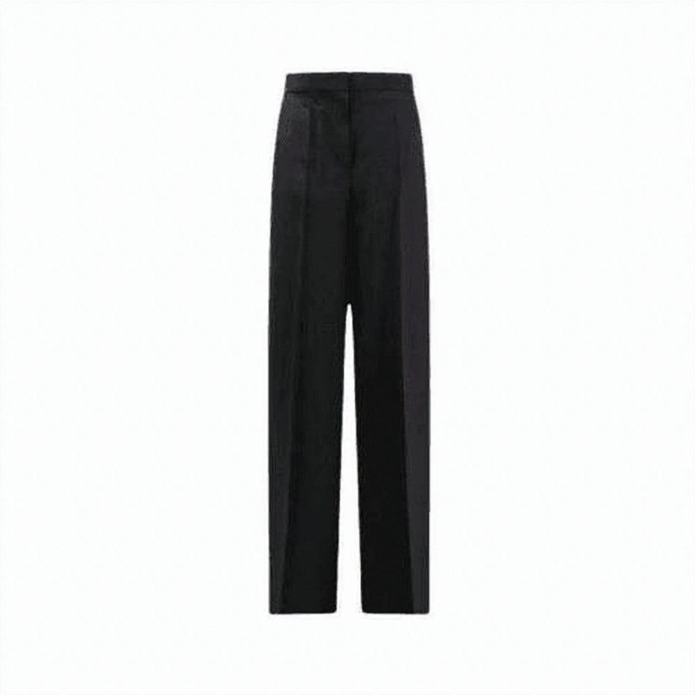 Max Mara Tailored Black Wool Suit Pants