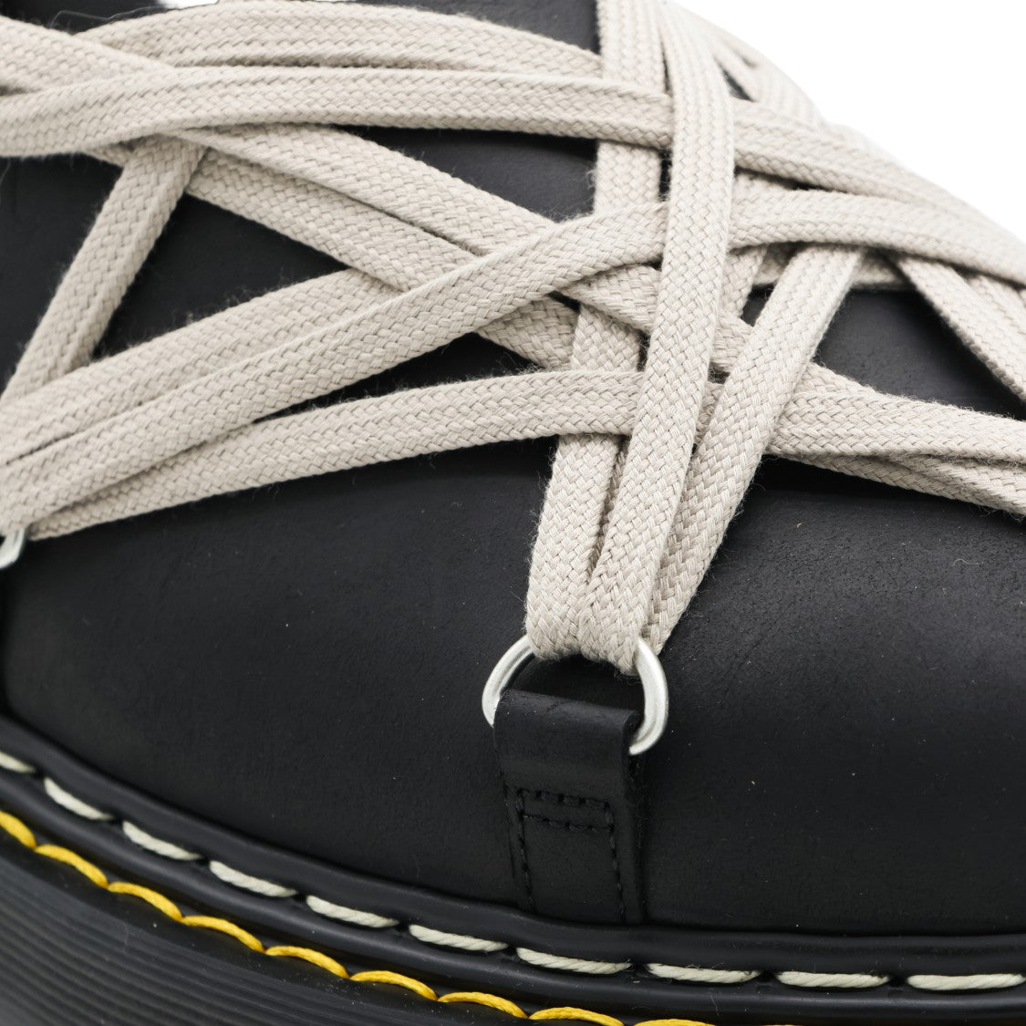 Dr. Martens X Rick Owens Edgy Crisscross Strap Platform Sandals