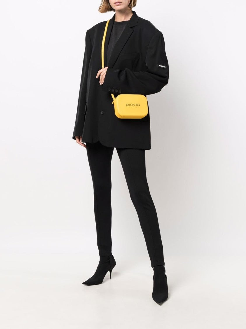 Balenciaga Fluid Viscose Gabardine Jacket With Notch Lapel
