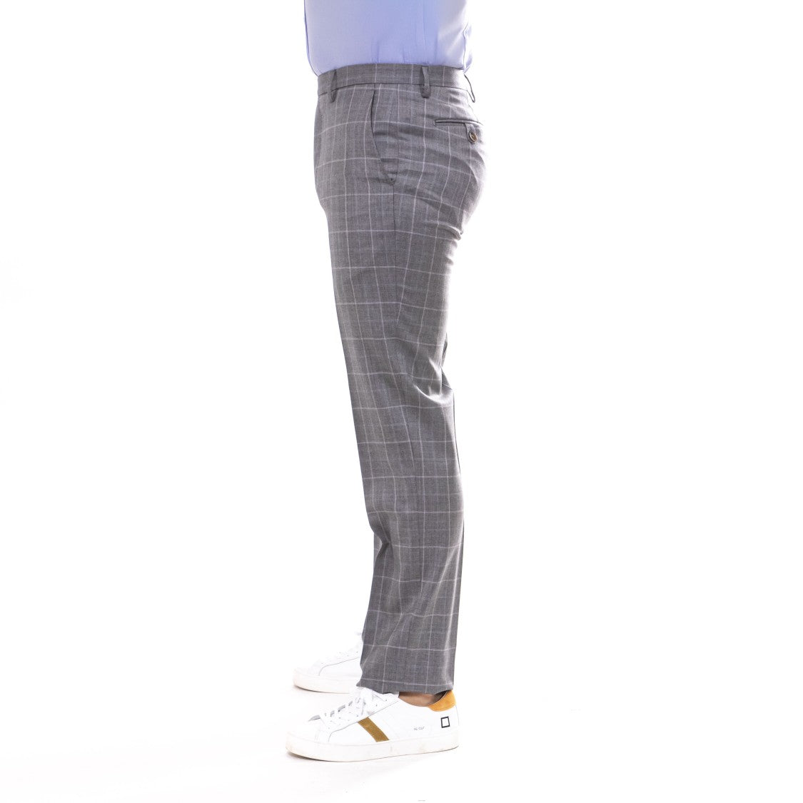 Etro Roma Grey Windowpane Check Two-Piece Suit