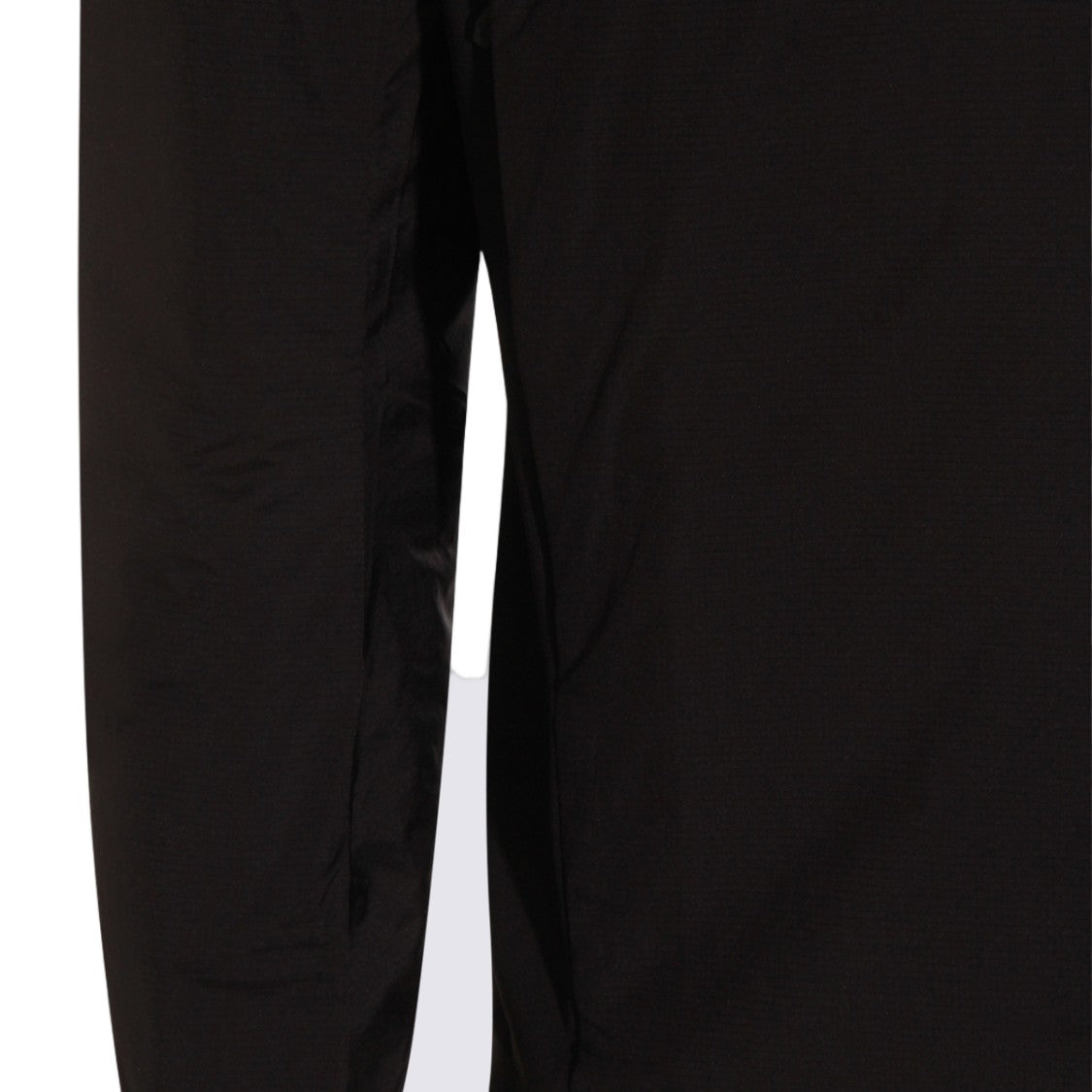 Arc'teryx Black Jacket With Fitted Hood And Zip Closure