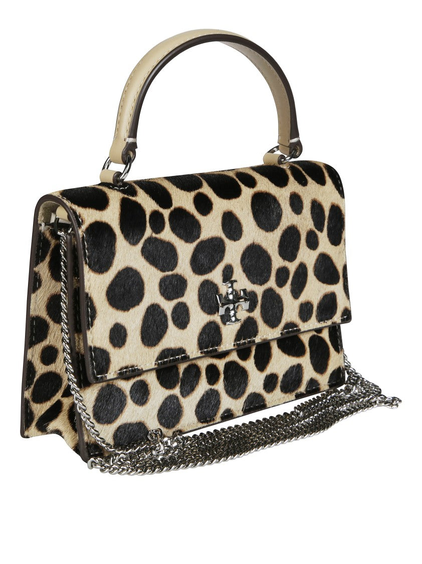 Tory Burch Kira Haircalf Mini Top Handle Chain Wallet