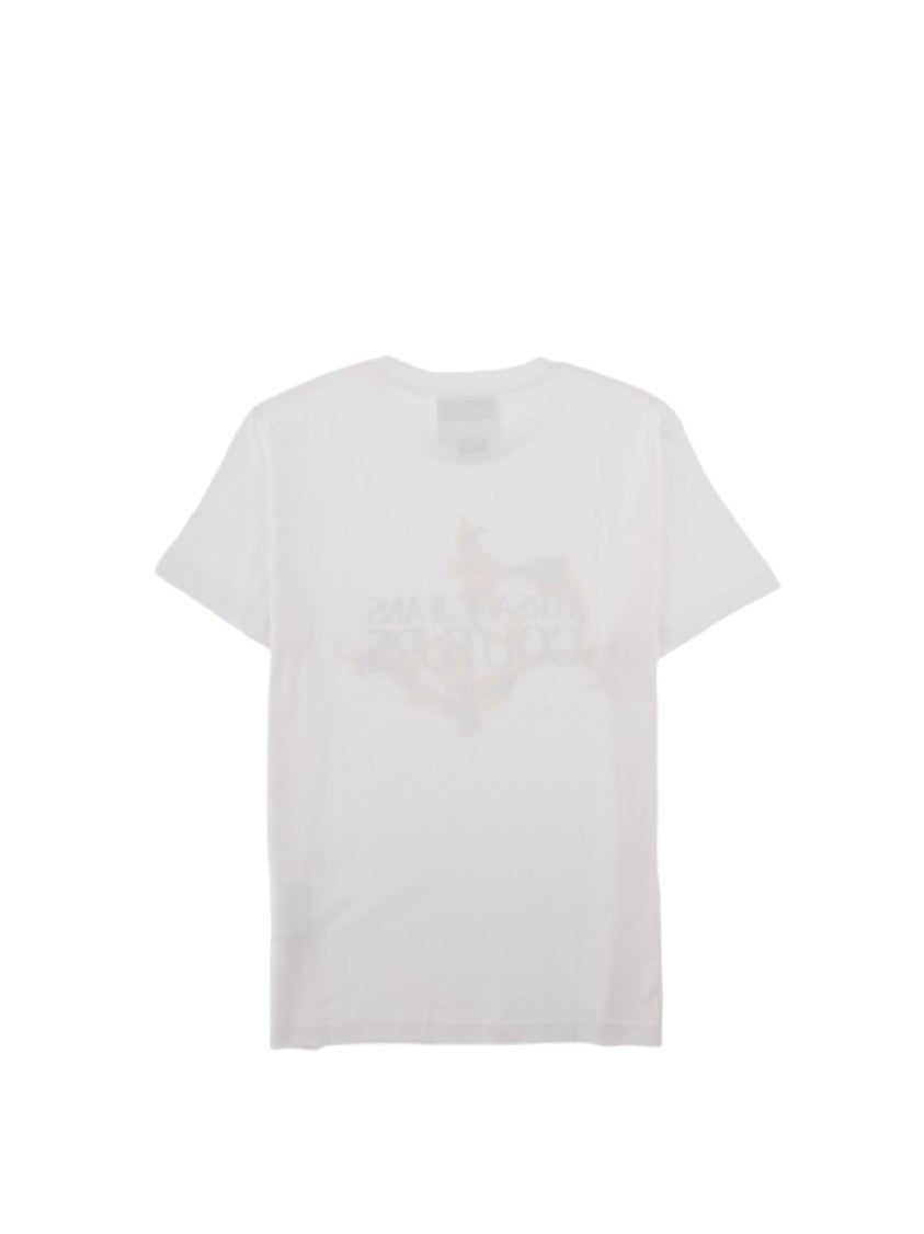Versace Jeans Couture Baroque White Cotton T-Shirt