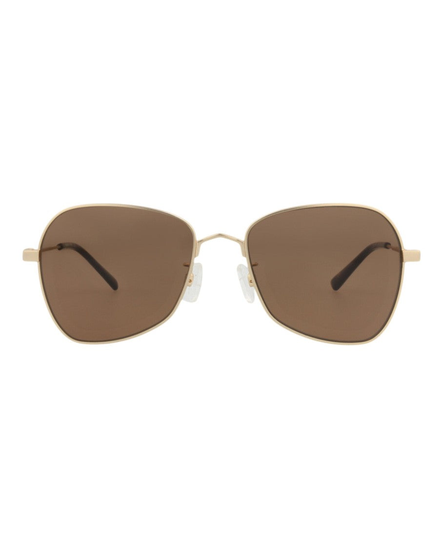 Alexander Mcqueen Square-Frame Metal Sunglasses