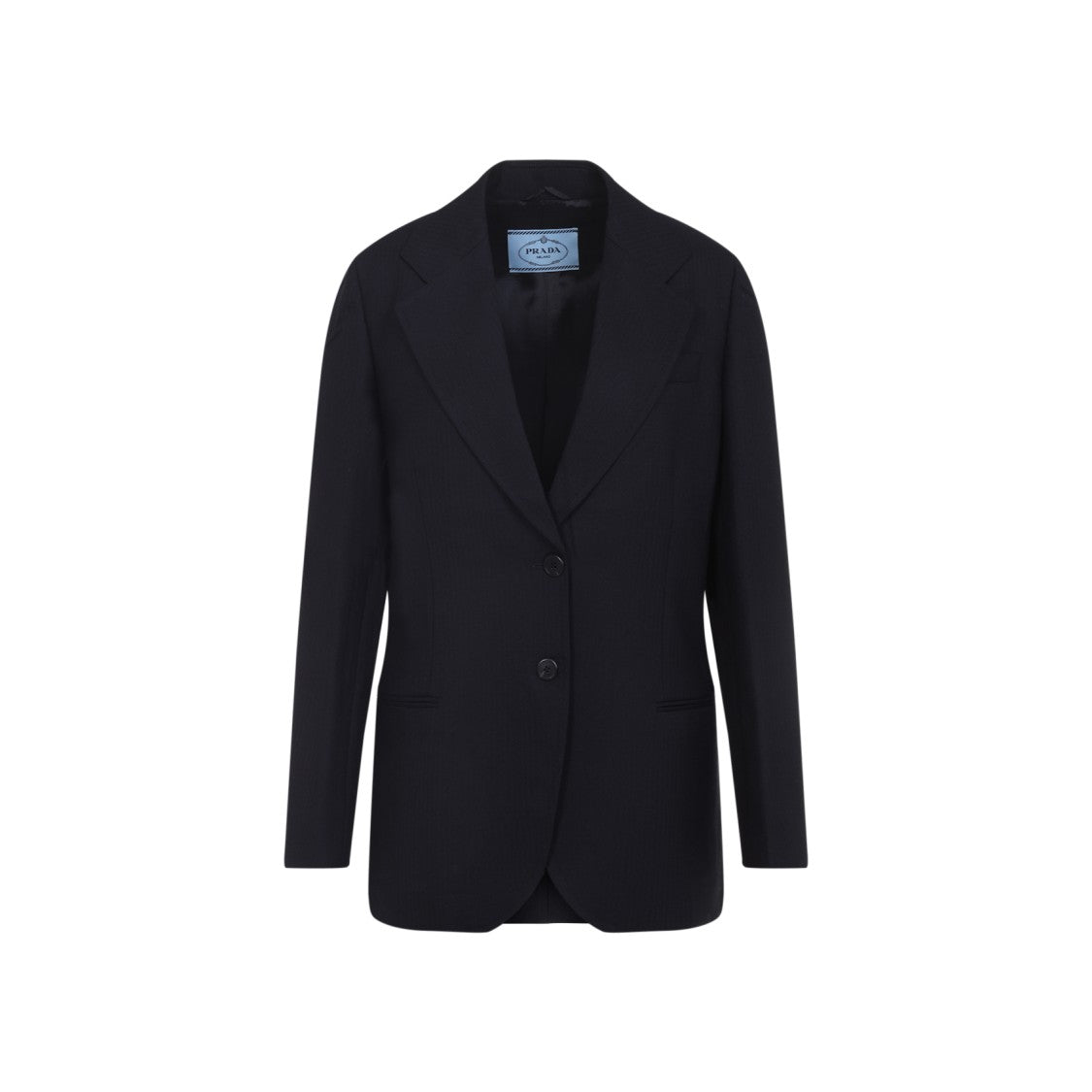 Prada Blue Virgin Wool Prada Blazer
