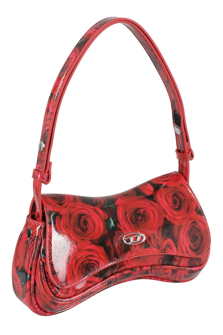 Diesel Floral Print Clutch Bag With Magnetic Closure