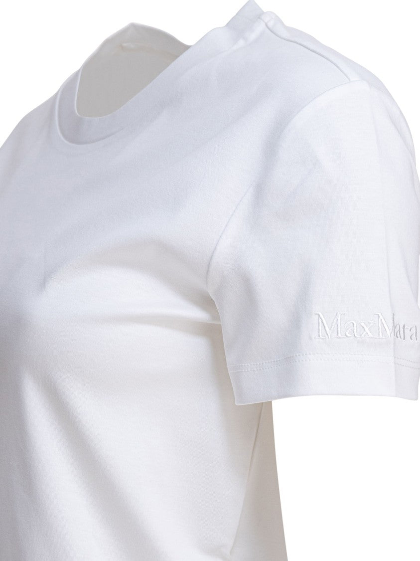 Max Mara Classic Crew Neck Cotton T-Shirt