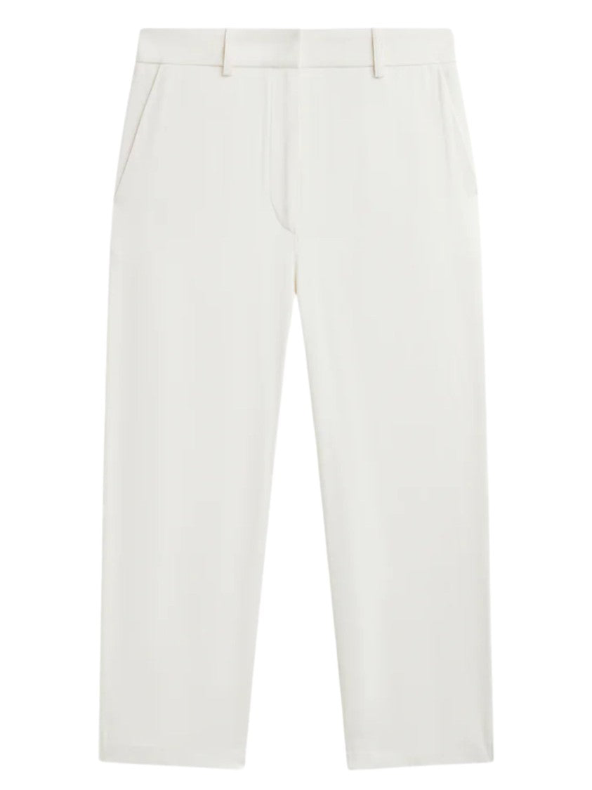The Frankie Shop Ivory Lior Viscose Capri Pants