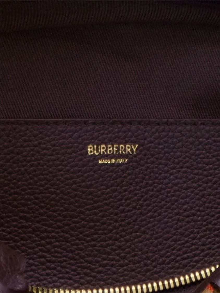 Burberry Classic Check Patterned Burberry Bowling Bag