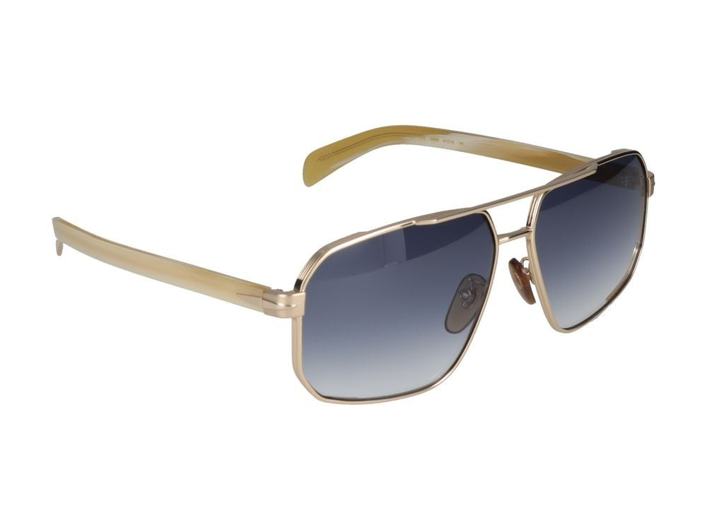 David Beckham Sunglasses Db 7102/S 06S Striped Beige Gold 61/14/145